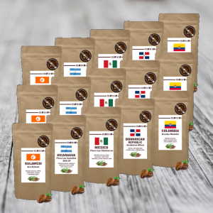 Degustační sada kávy po 100g - 100% výběrová Arabika Monro